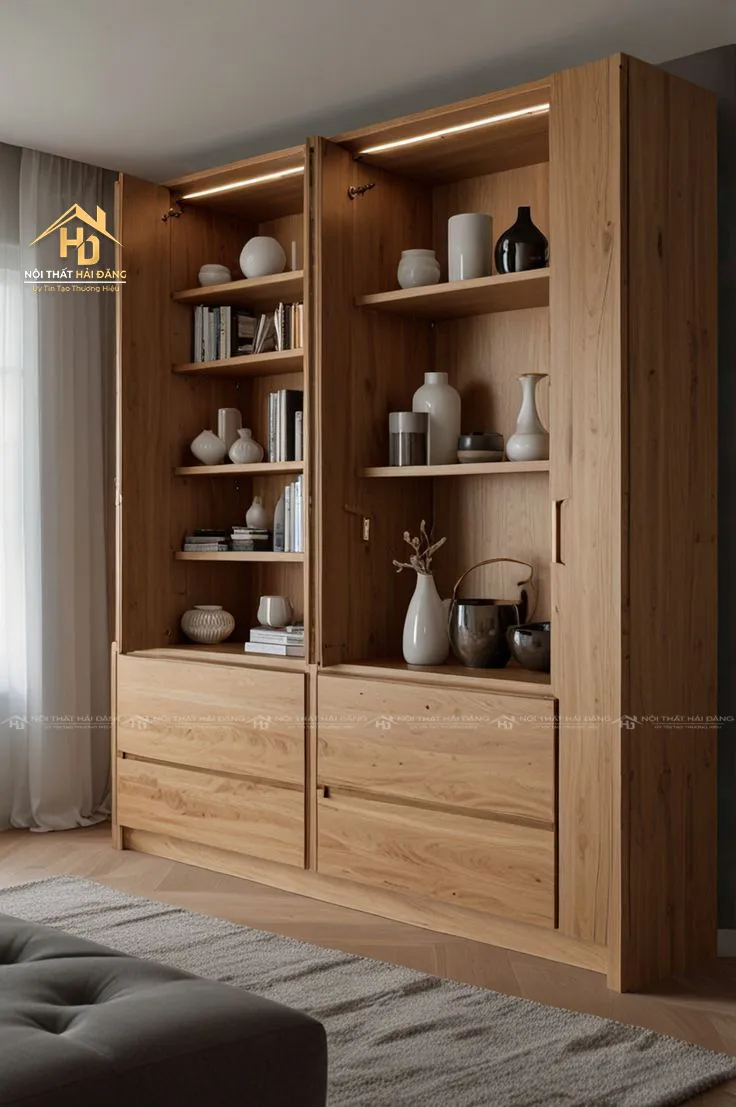 Tủ gỗ công nghiệp hiện đại