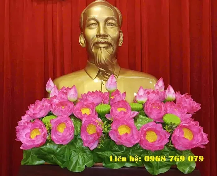 Tượng Bác Hồ nhựa composite 80cm