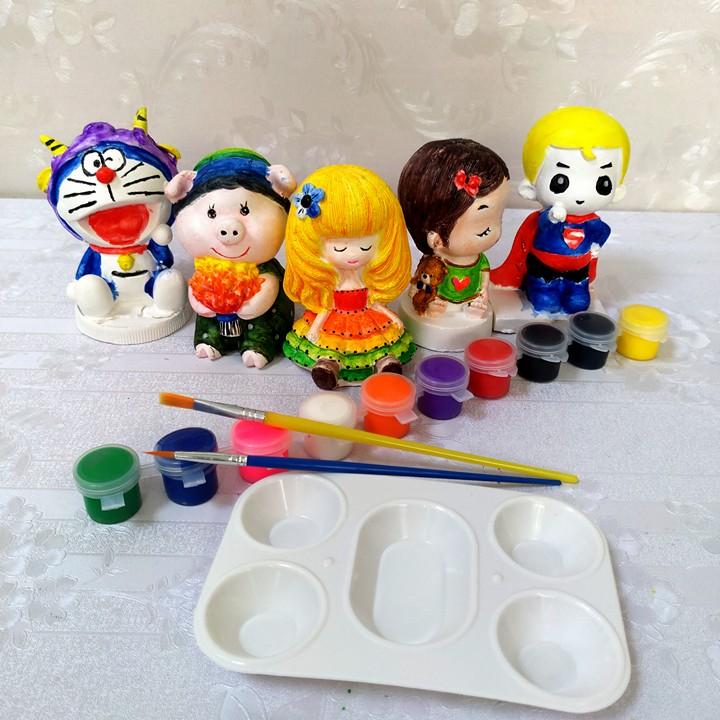 Những tượng nhỏ đơn giản cho bé tập tô tượng dễ dàng