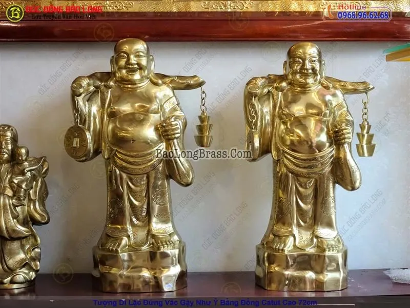 Mẫu tượng Phật Di Lặc bằng đồng được khách hàng ToTuongDep ưa chuộng