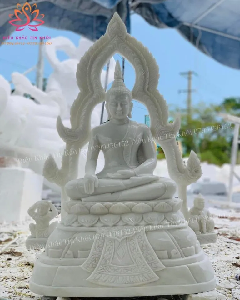 Tượng Thích Ca Mâu Ni Bằng Đá Ấn Độ Nhập Khẩu