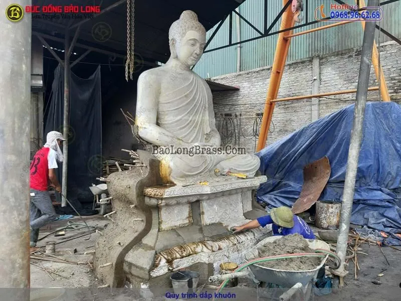 dấp khuôn tượng phật thích ca