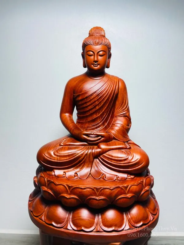 tượng phật thích ca bằng gỗ