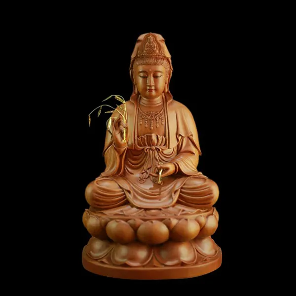 Tượng Phật Quan Âm Bồ Tát trong không gian thờ cúng