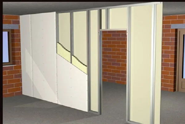 Cấu tạo khung xương vách thạch cao trong quy trình thi công vách thạch cao chuyên nghiệp năm 2026