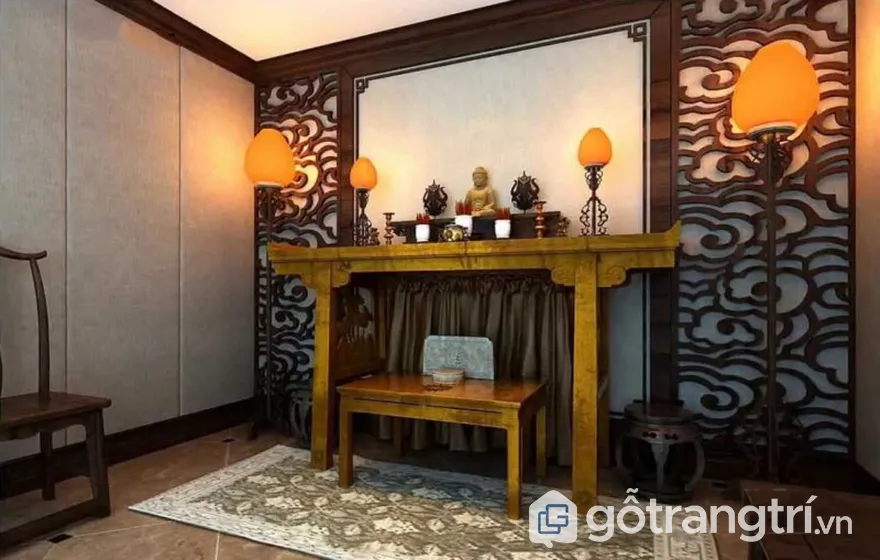 vach-trang-tri-phong-tho