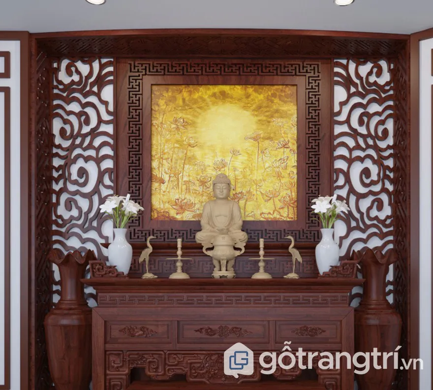 vach-trang-tri-phong-tho