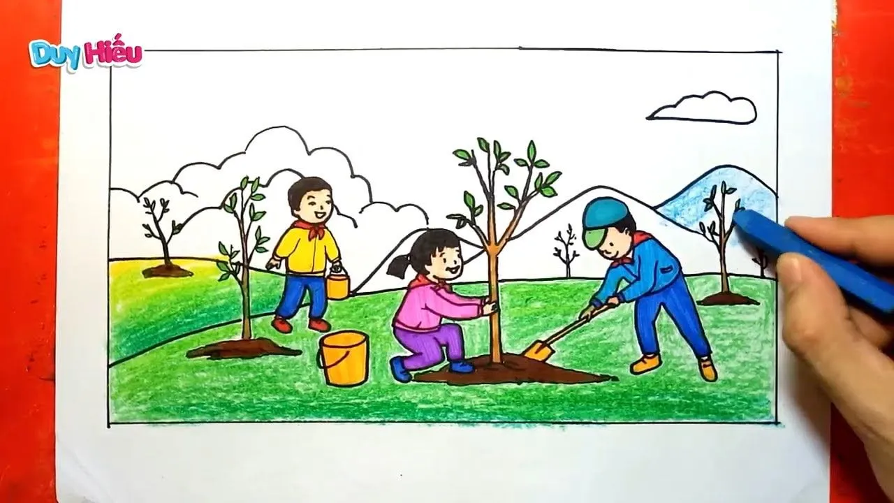 Vẻ đẹp của cây xanh bốn mùa được thể hiện sinh động qua các tác phẩm