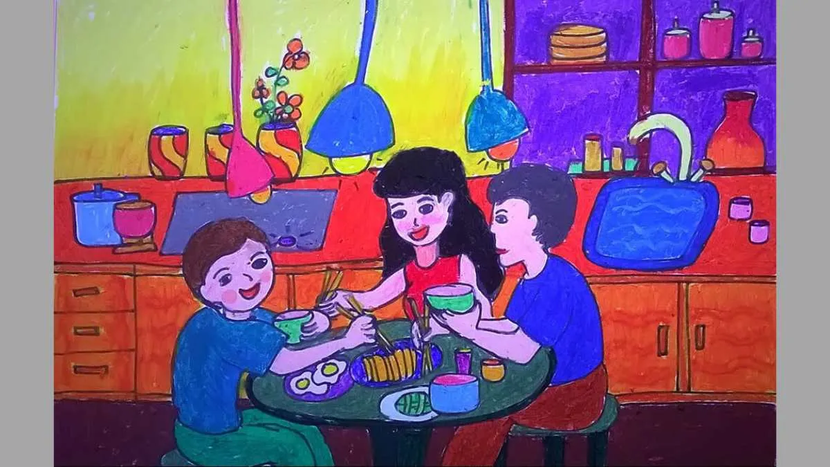 Ý tưởng 17: Vẽ tranh 20/10 tặng mẹ, bà