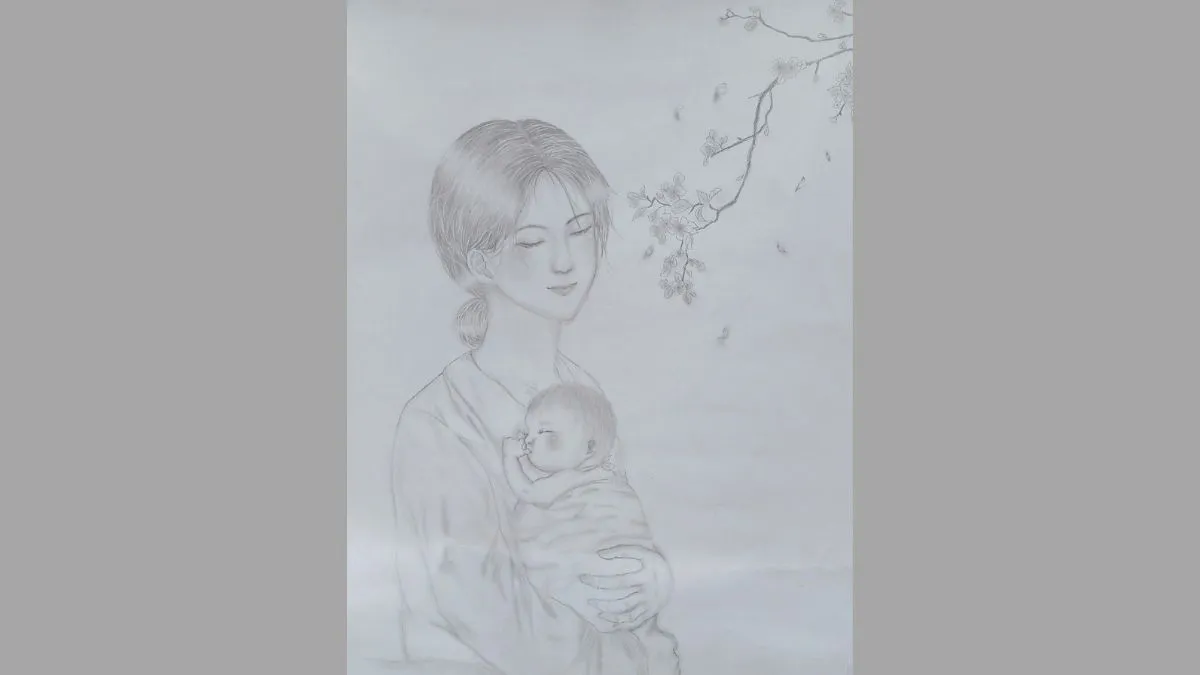 Ý tưởng 3: Vẽ tranh 20/10 tặng mẹ, bà