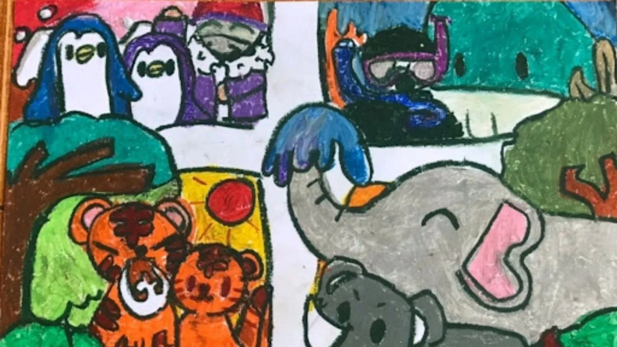 Vẽ tranh bảo vệ môi trường đẹp nhất về bảo tồn động vật hoang dã