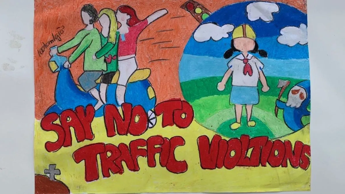 Tranh mẫu an toàn giao thông đẹp