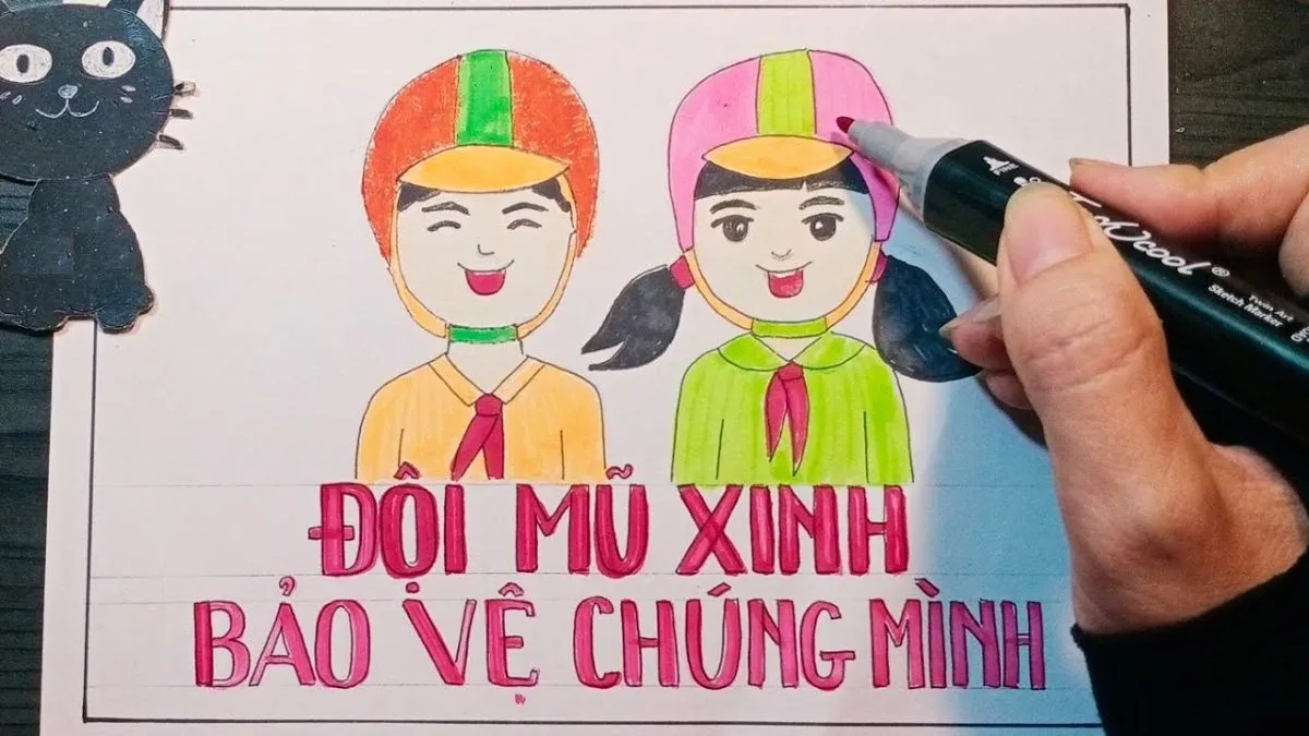 Tranh mẫu an toàn giao thông ý nghĩa