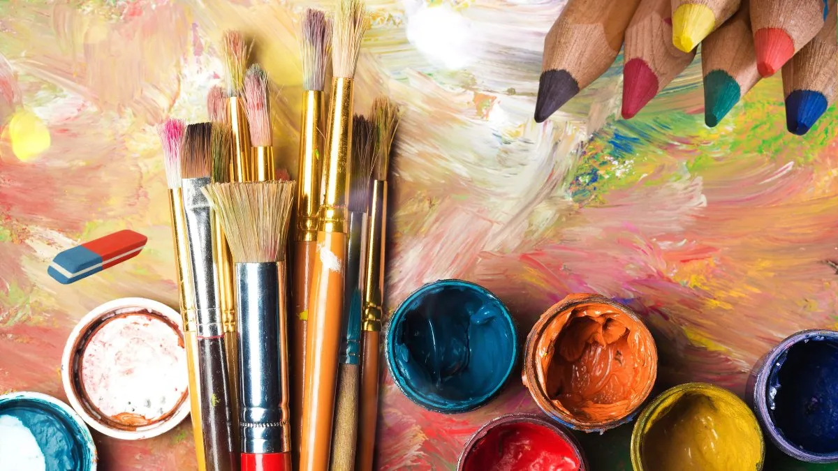 Ba mẹ và bé cũng nên có không gian vẽ tranh lý tưởng