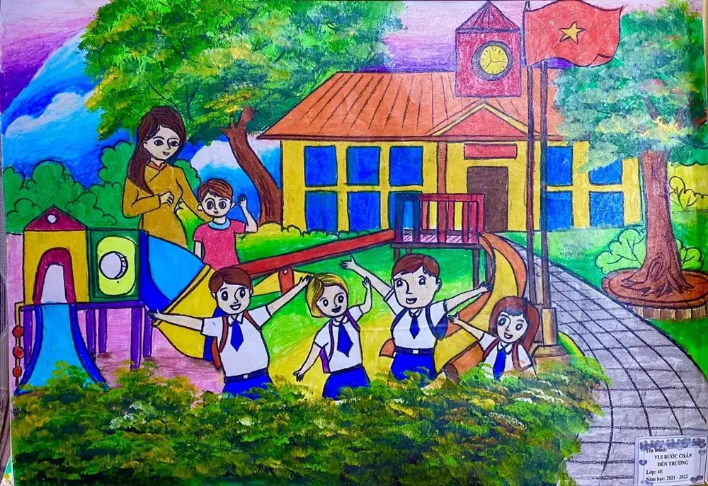 Vẽ tranh giáo viên ý tưởng sáng tạo và độc đáo nhất