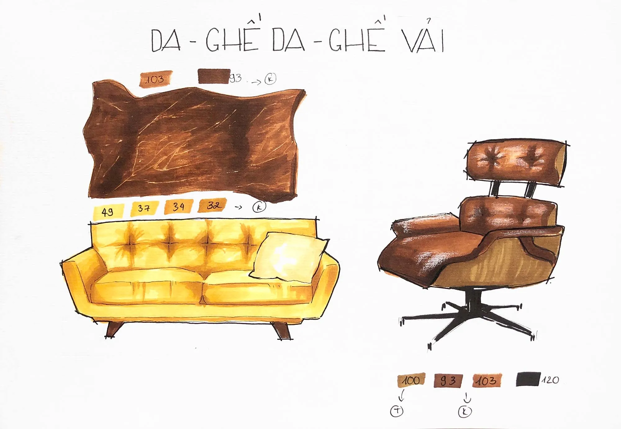 Ký họa người trong môi trường thực tế