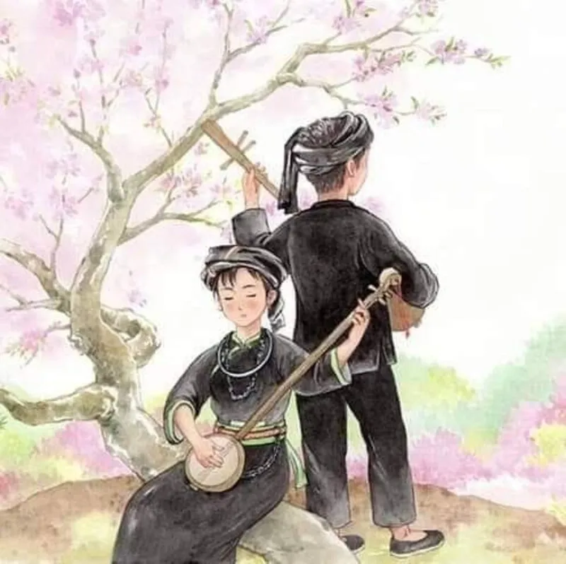 Vẽ tranh làng nghề truyền thống đơn giản cho học sinh dễ thực hiện