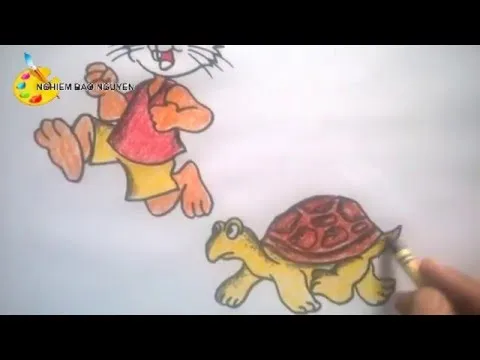Vẽ tranh minh họa truyện cổ tích rùa và thỏ đơn giản qua video hướng dẫn