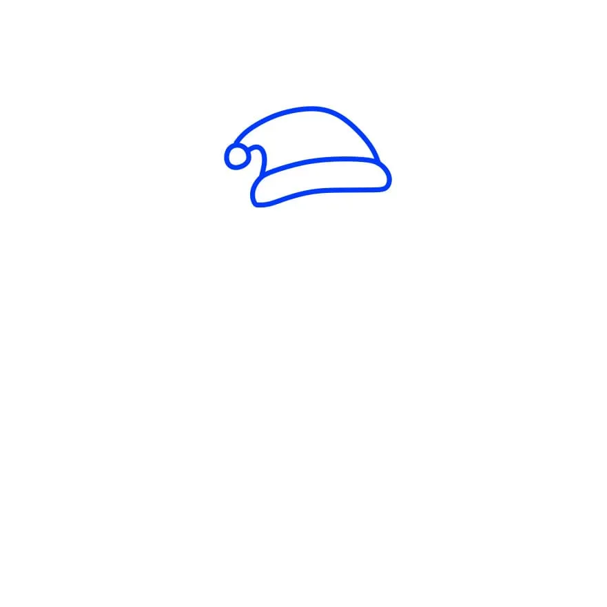 Vẽ tranh ngày giáng sinh: Khởi đầu với chiếc mũ đỏ và viền bông