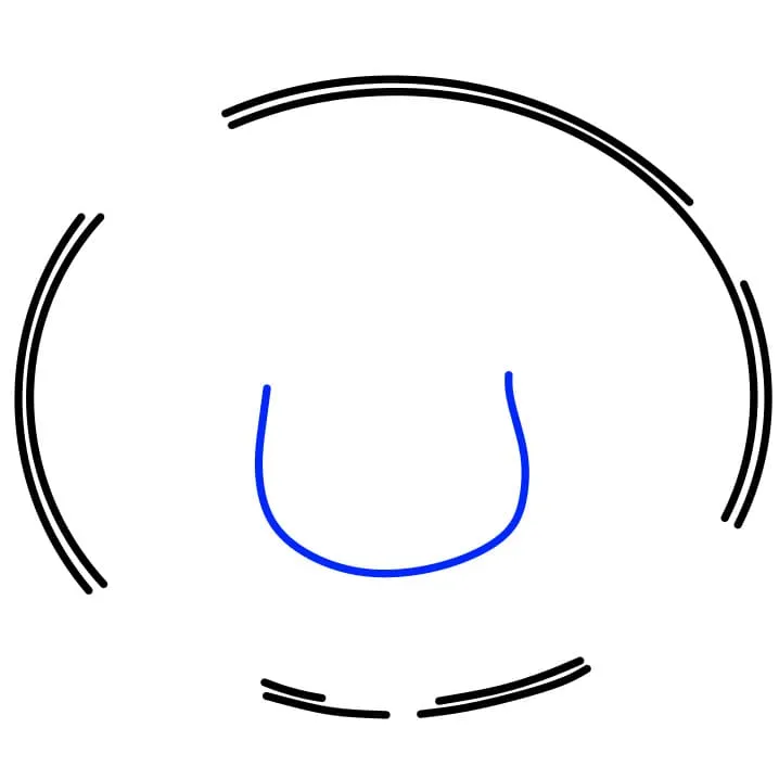 Vẽ tranh ngày giáng sinh: Phác thảo khuôn mặt phúc hậu của ông già Noel