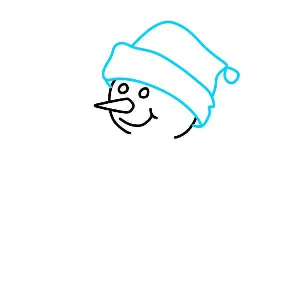 Vẽ tranh ngày giáng sinh: Thêm chiếc mũ len ấm áp cho người tuyết