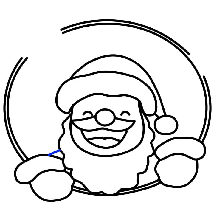 Vẽ tranh ngày giáng sinh: Thêm phần vai để hoàn thiện cơ thể nhân vật