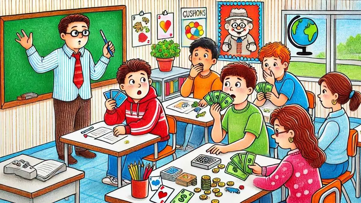 Vẽ tranh phòng chống tệ nạn xã hội chủ đề cờ bạc