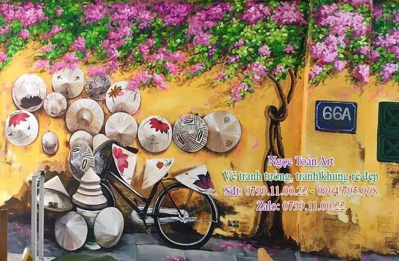 Dịch vụ vẽ tranh tường, vẽ tranh tường góc phố 3D, vẽ tranh tường phố cổ, vẽ tranh tường cafe, vẽ tranh tường quán ăn