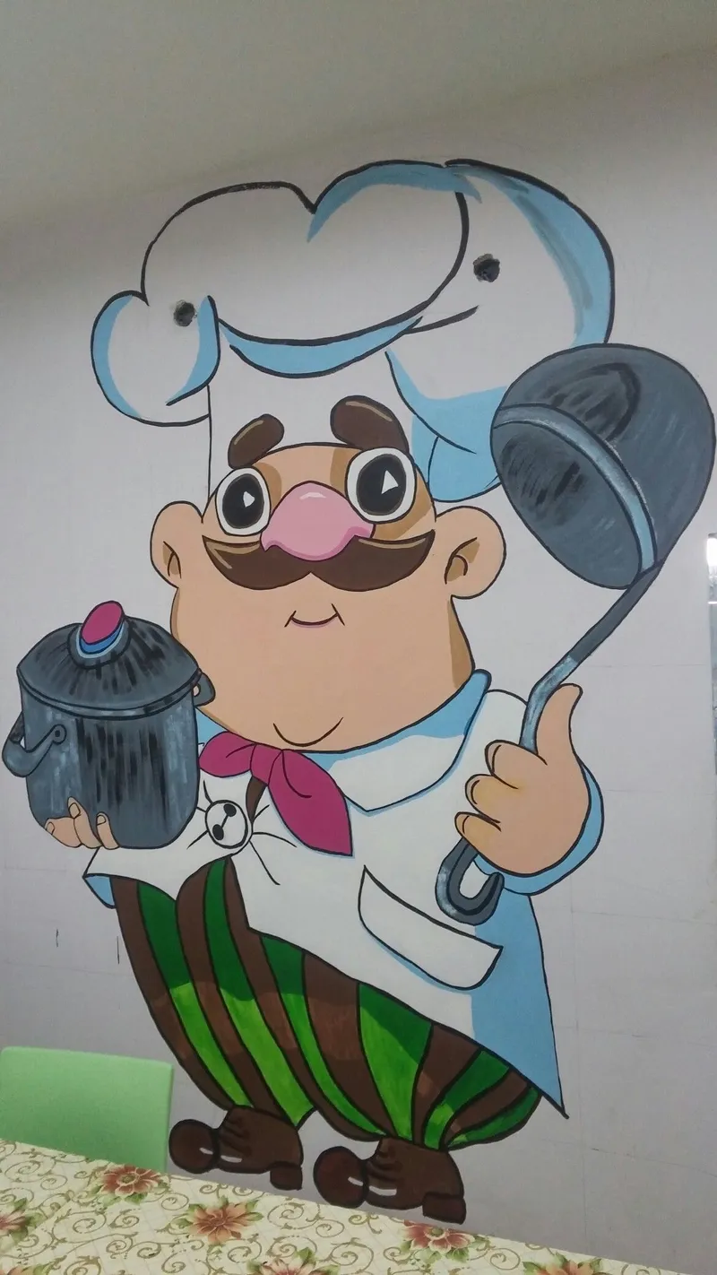 Vẽ tranh ước mơ của em làm đầu bếp đơn giản nhưng đầy ý nghĩa