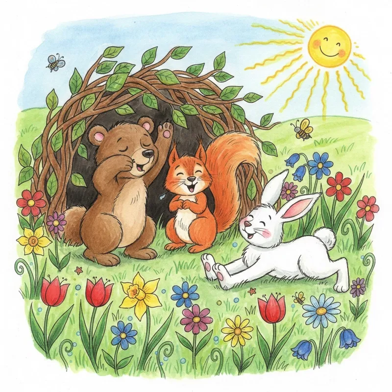 Vẽ tranh về ngày tết và mùa xuân vui tươi chào đón năm mới an lành