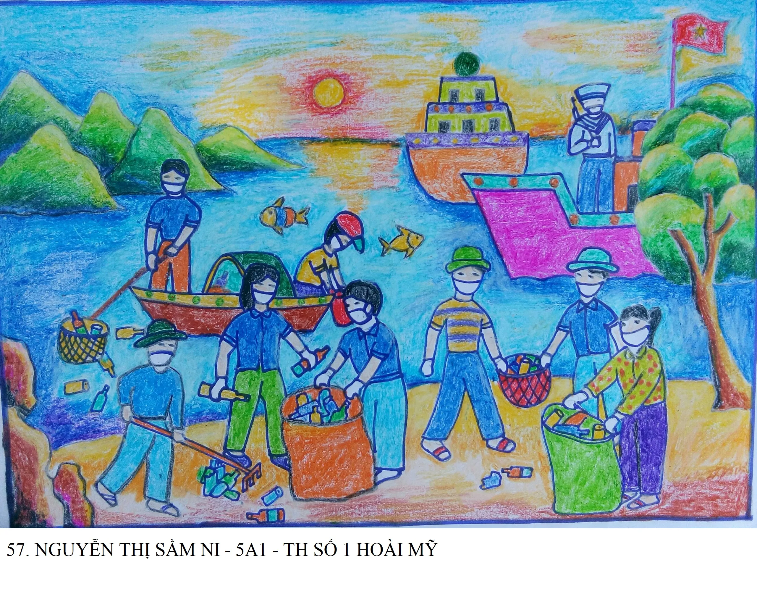 Vẽ tranh ý tưởng trẻ thơ là một trải nghiệm thú vị