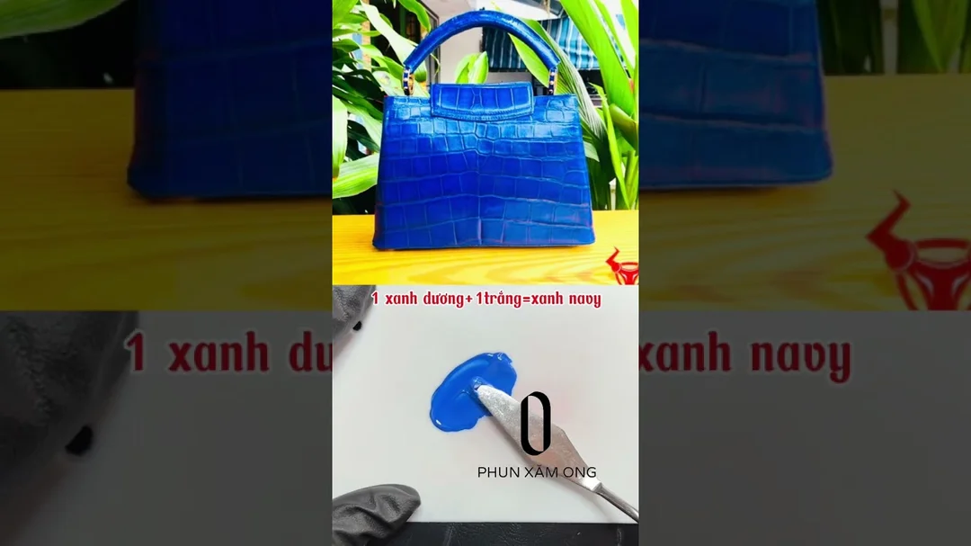 Video hướng dẫn công thức pha màu xanh navy