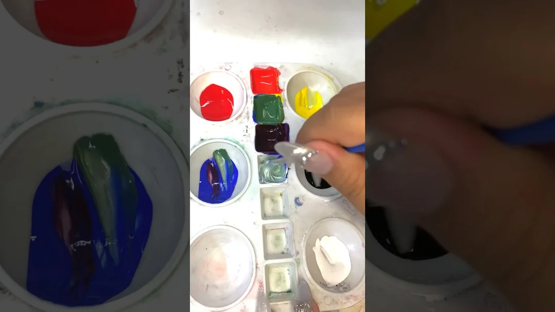 Video hướng dẫn pha màu acrylic cơ bản cho tô tượng