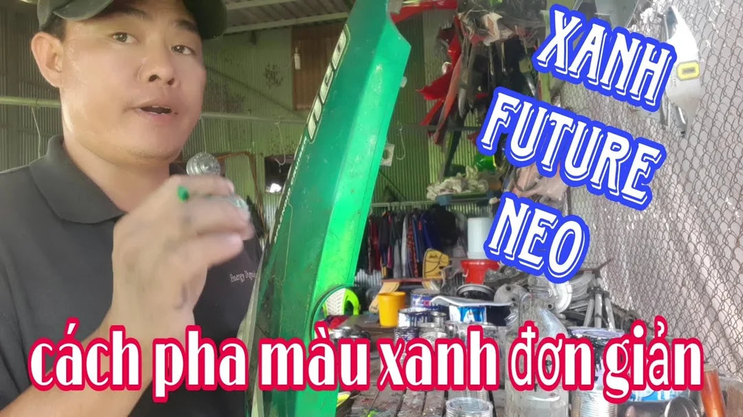 Video hướng dẫn pha màu xanh lá cơ bản