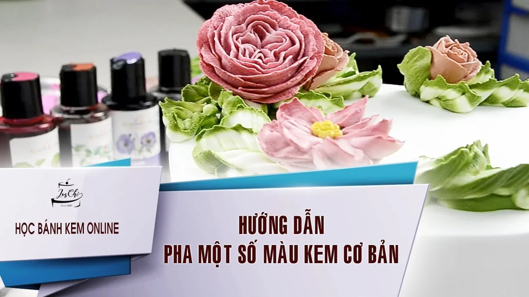 Video hướng dẫn pha một số màu kem cơ bản