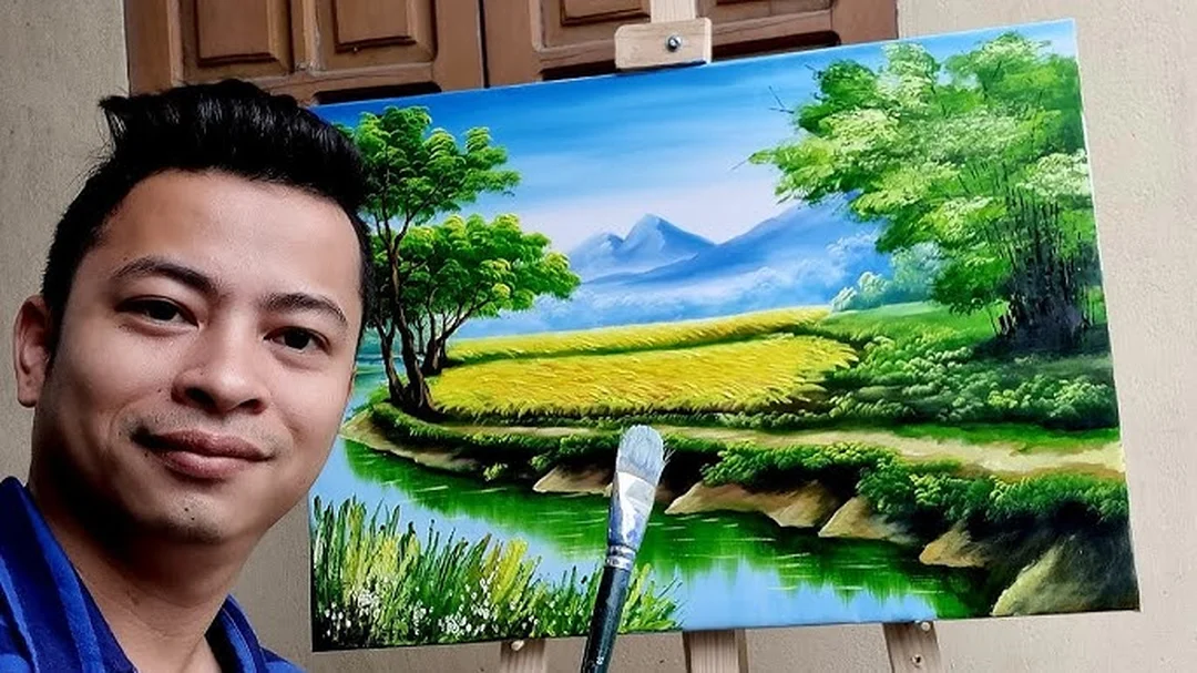 Video hướng dẫn pha tông đồng bằng acrylic