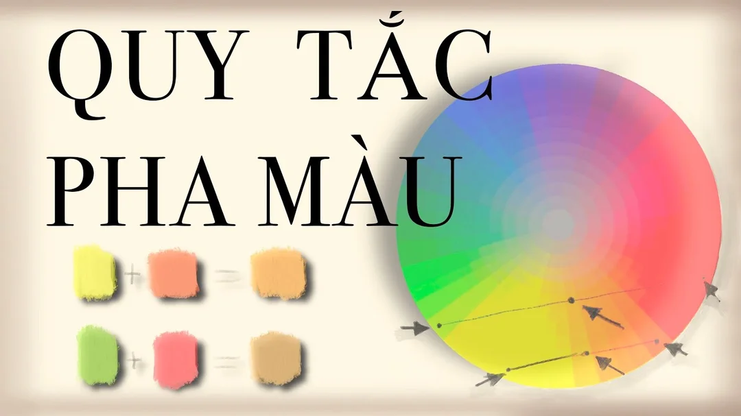Video hướng dẫn quy tắc pha màu acrylic