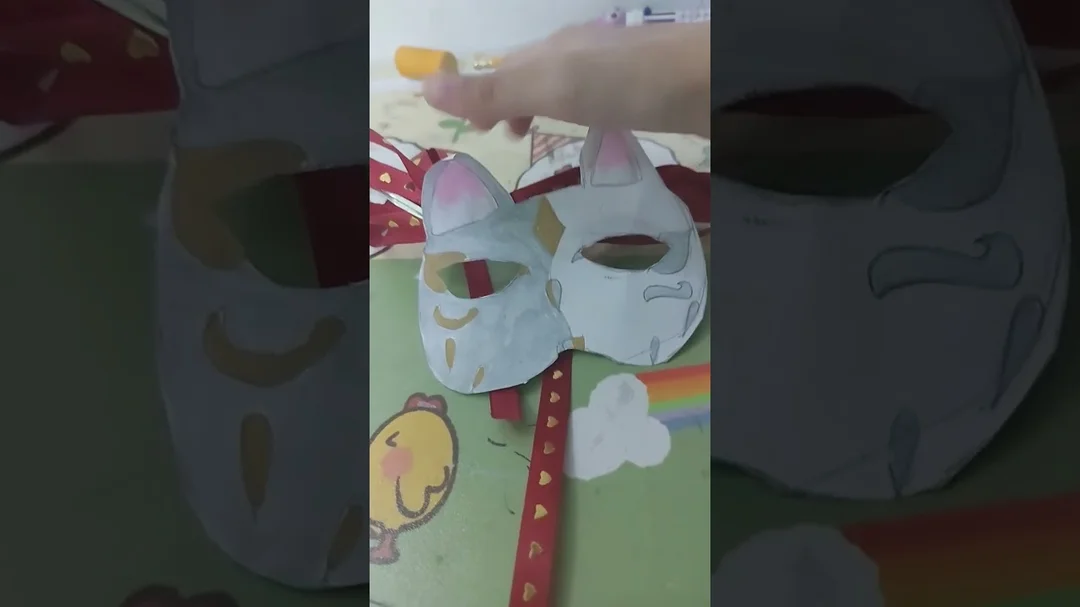 Video hướng dẫn vẽ mặt nạ hồ ly bằng tay