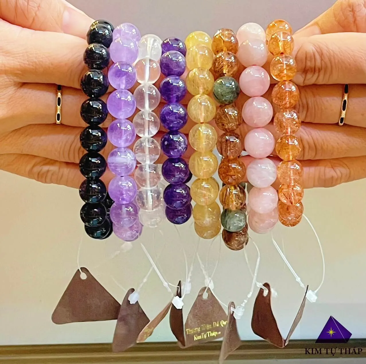 Vòng tay thạch anh đủ màu