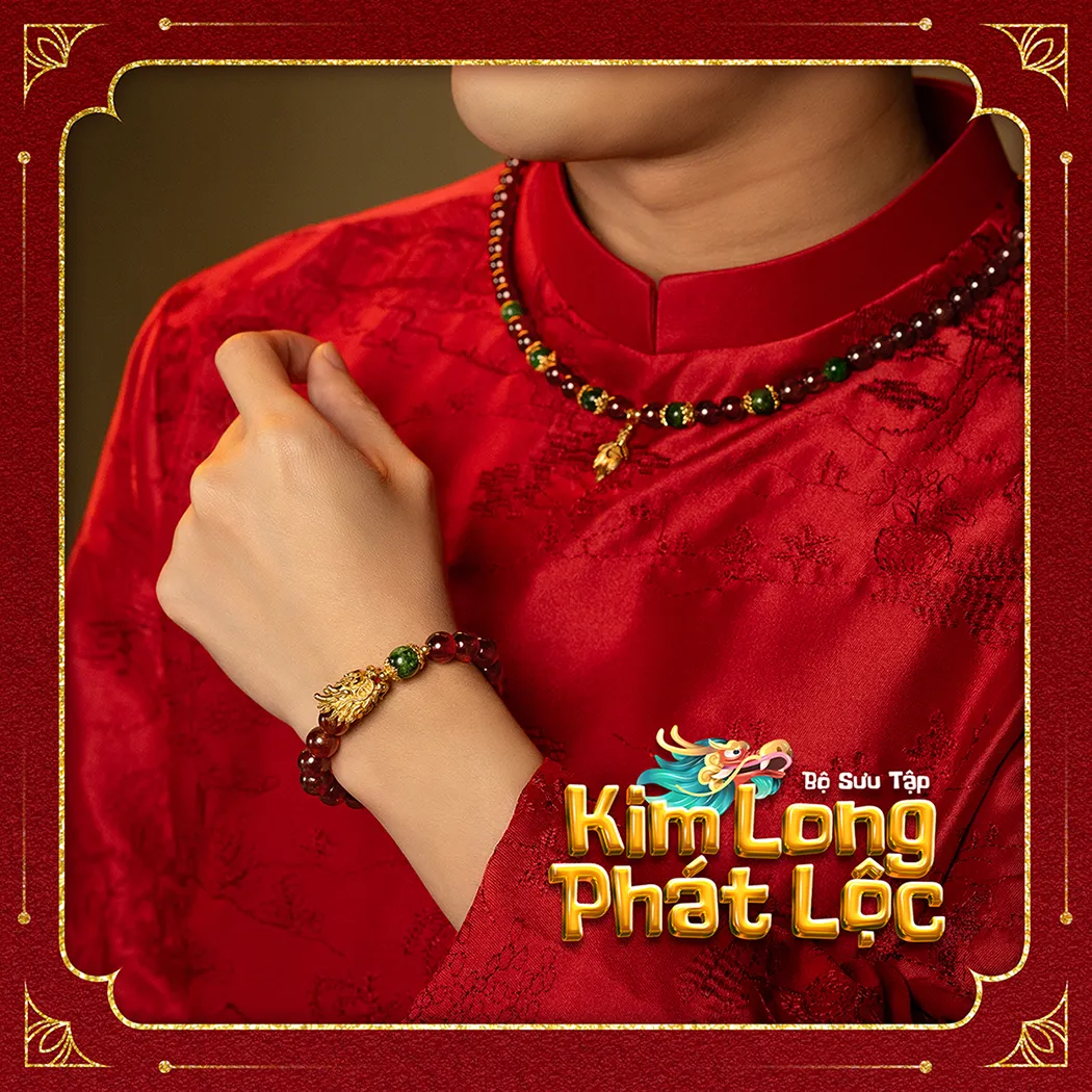 Banner bộ sưu tập trang sức phong thủy Kim Long Phát Lộc 2026