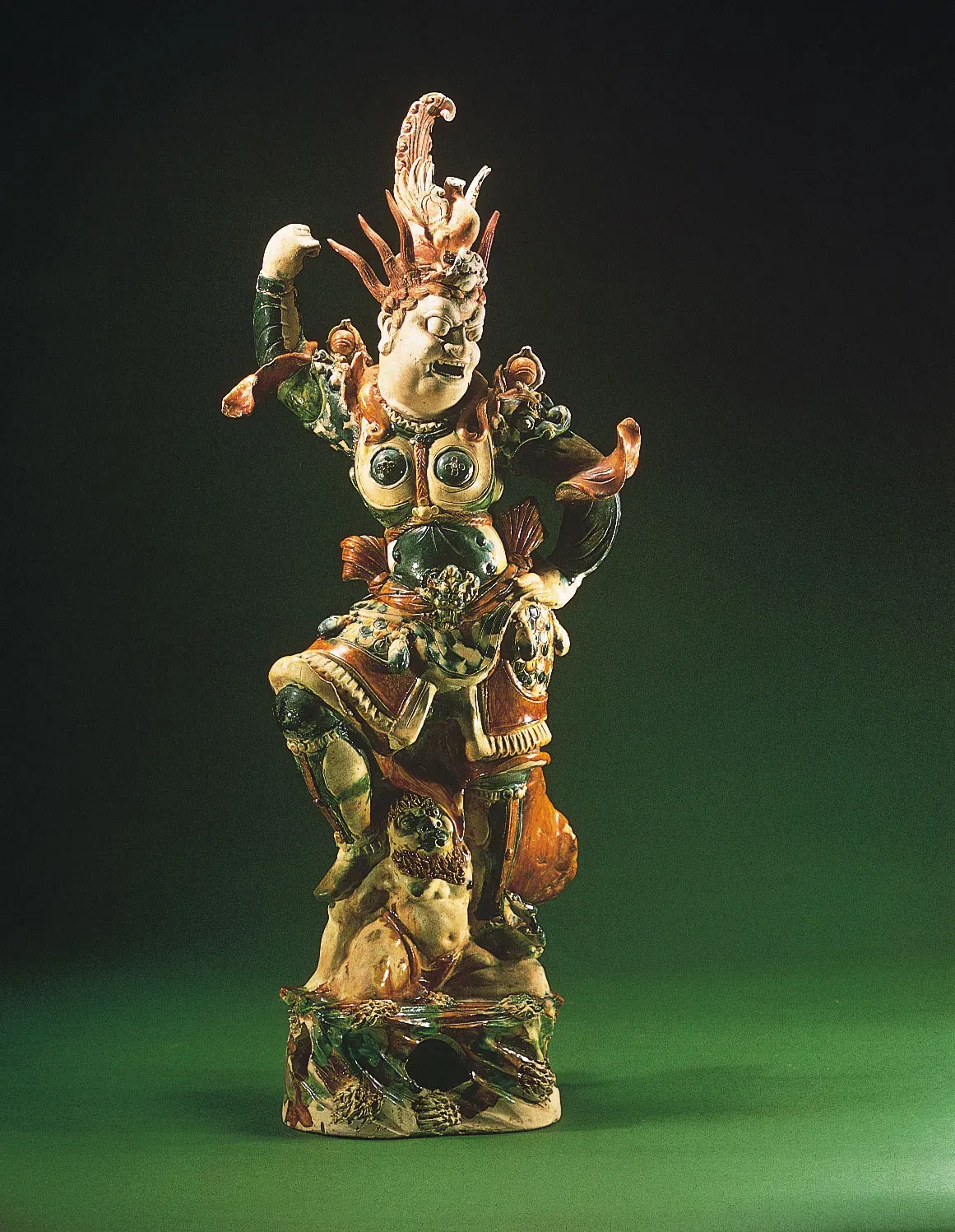 Tượng hộ pháp Phật giáo gốm sứ thời nhà đường thế kỷ thứ 8 tại Tây An