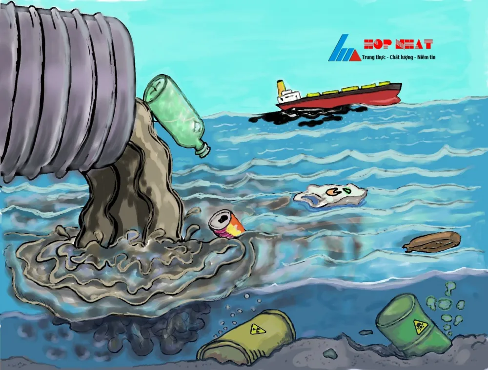 Xử lý nước thải là một vấn đề cấp bách giúp bảo vệ tranh vẽ ô nhiễm nước và môi trường sống