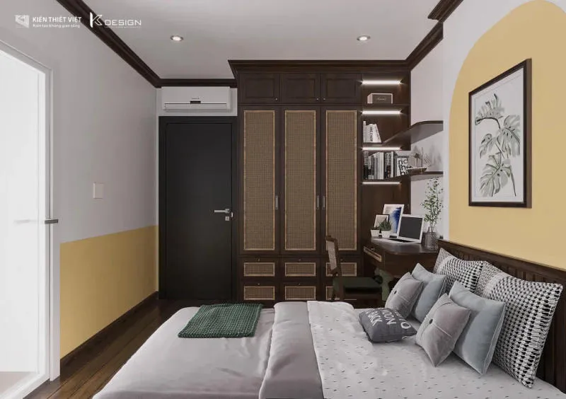 Tượng trang trí phòng ngủ có cửa sổ